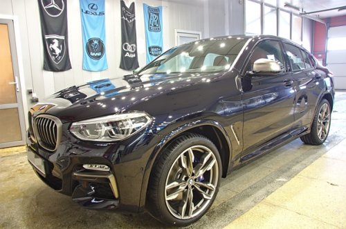 Новый BMW X4 из салона на лучшую защиту лакокрасочного покрытия составом...0